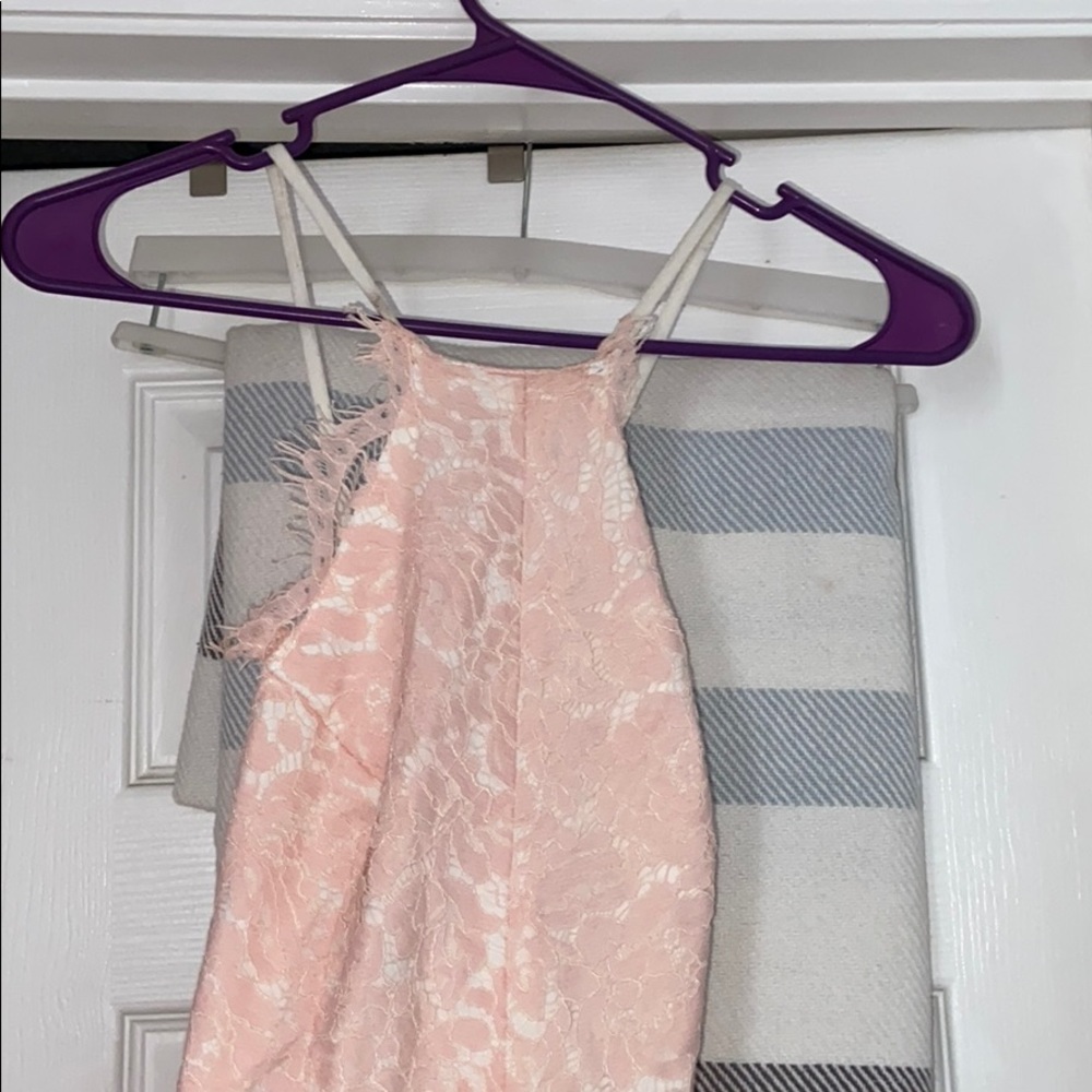 Pink Lace Dress